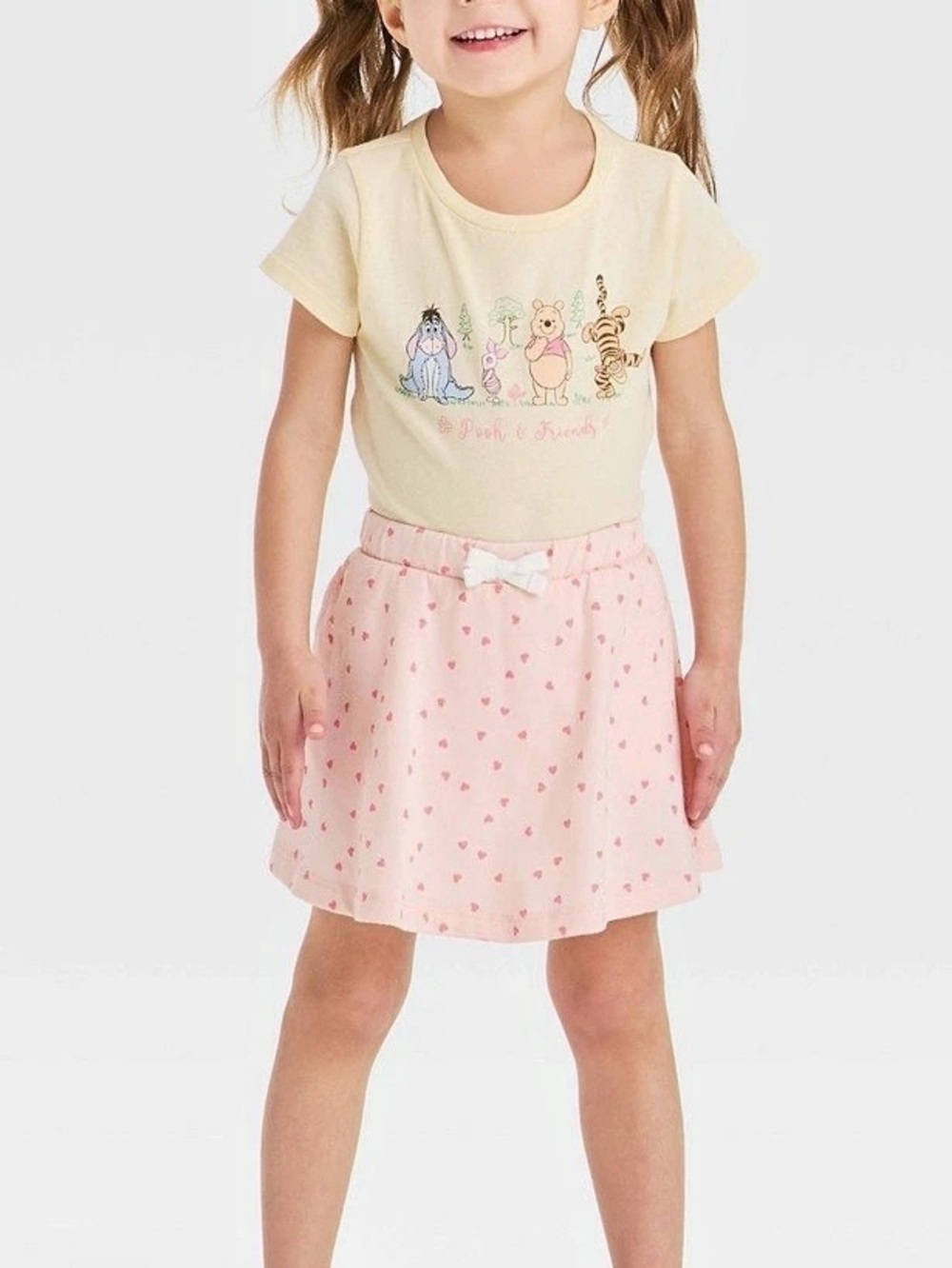 Pooh and friends Girls Short Sleeve Tee Size 4T New